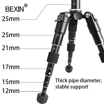 BEXIN เซลฟี่โทรศัพท์ตั้งโต๊ะที่มีความเสถียรมากขึ้นกล้องถ่ายรูปหัวบอลขาตั้งกล้องสามขา SLR มีขาตั้งตั้งโต๊ะแบบพกพาขาตั้งกล้องเล็กๆ
