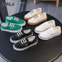 AMILA รองเท้าเด็กใหม่รองเท้าบนผ้าใบเด็ก,ฉบับภาษาเกาหลีรองเท้า Lap Kecil,เด็กชายและพื้นรองเท้าผู้หญิงนุ่มแม่-Sepatu Anak