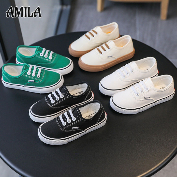 amila-รองเท้าเด็กใหม่รองเท้าบนผ้าใบเด็ก-ฉบับภาษาเกาหลีรองเท้า-lap-kecil-เด็กชายและพื้นรองเท้าผู้หญิงนุ่มแม่-sepatu-anak