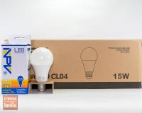 NPV หลอดไฟ LED 15W/220V ขั้วE27 Daylight แสงสีขาว ประหยัดไฟ 85% (ซื้อยกลัง 12 หลอด)