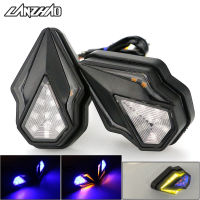 Pair Motorcycle Fairing LED Turn Signal Lights DC-12V DRL Flowing Turn Signals Indicators Lamps 10mm for BMW F800GS R1200GS F650