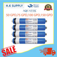 Aquatek ไส้กรองน้ำ เมมเบรน RO Membrane 50 75 85 100 150 200 215 GPD 2012 1812 ไส้กรองเมมเบรน เครื่องกรองน้ำ ตู้น้ำหยอดเหรียญ