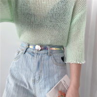 New Plastic Clear Belt For Women Metal Heart Buckle Transparent Waist Straps Designer Lady Girl Dress Jeans All-match Waistband