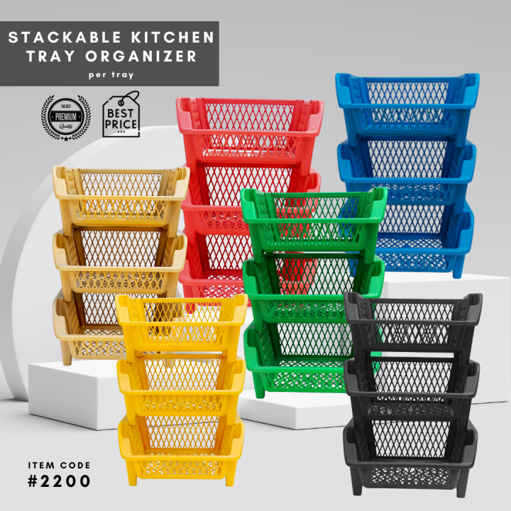 Kitchen Storage Basket Plastic Multi-functional Vegetables Fruit Racks with  Cover Storage Basket for Organizers Storage