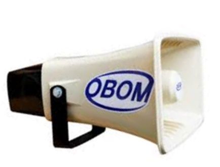 ลำโพงฮอร์นOBOM Horn-35 150 วัตต์ ปากลำโพงฮอร์น มีขนาด 8x15 นิ้ว ลำโพงกระจายเสียง