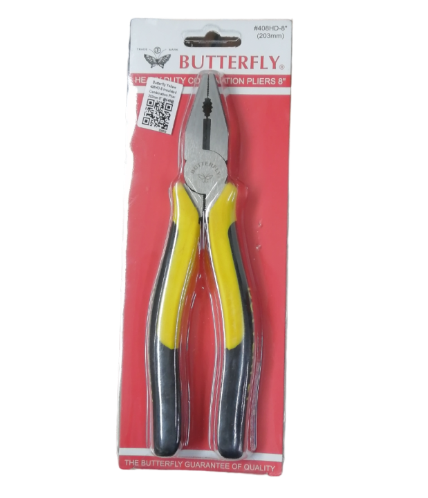 Insulated Combination Plier 203mm 8 Inches (Butterfly) 408HD8" Heavy
