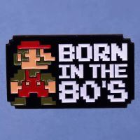 Born In The 80S Super Mario Games Anime Lapel Pins Backpack Jeans Enamel Brooch Pin Women Fashion Jewelry Gifts Cartoon Badges