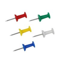 ❧❡ 100Pcs/set Colorful Drawing Push Pins Map Tacks Drawing Pins Multi-Colored Pins D5QC