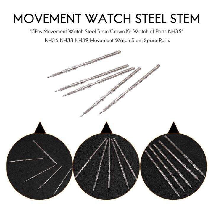 5pcs-movement-watch-steel-stem-crown-kit-watch-of-parts-nh35-nh36-nh38-nh39-movement-watch-stem-spare-parts