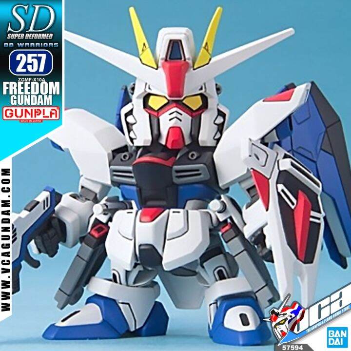 bandai-gunpla-super-deformed-sd-gundam-bb257-freedom-gundam-โมเดล-กันดั้ม-กันพลา-vca-gundam