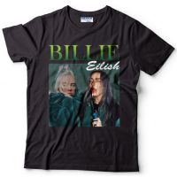 เสื้อยืดลายBILLIE Eilishคุณภาพดี เสื้อยืดแขนสั้นสำหรับผู้ชายและผู้หญิง