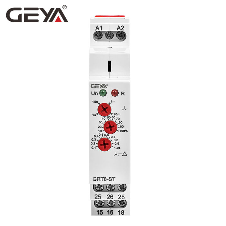 geya-grt8-st-delay-on-star-delta-timer-relay-soft-starter-ac230v-415v-acdc12v-240v-delta-relay-motor-starter