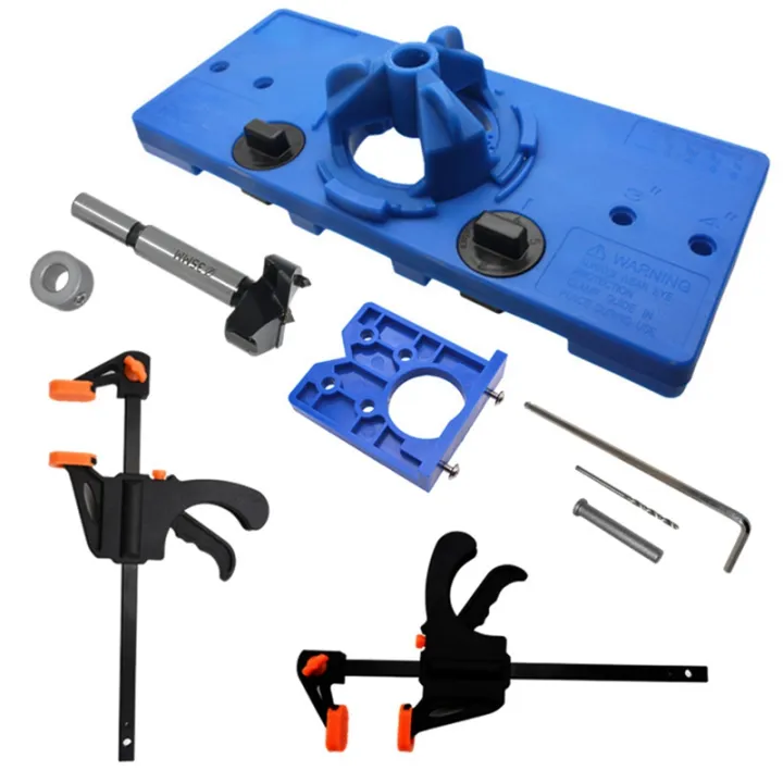 35mm Concealed Hinge Drilling Jigs Saw Jig Drilling Guide Locator Hole