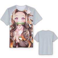 [In stock] ของใหม่ 3D พิมพ์ดิจิตอลแบรนด์แฟชั่นลำลองชายหญิงแขนสั้น T -เสื้อเชิ้ต