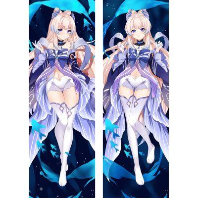 60x180 ซม. อะนิเมะ Sangonomiya Kokomi Genshin Impact คอสเพลย์ Dakimakura กอดร่างกายปลอกหมอนญี่ปุ่น Otaku ปลอกหมอนอิง