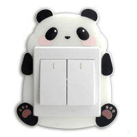 Cute Cartoon 3D Wall Paste Silicone Paste Switch Paste Childrens Light-Emitting Switch Lamp Home Decoration