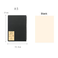 A5 B5 Spiral Notebook Journal Drawing Notebook Daily Weekly Planner Sketchbook Grid Blank Line Paper School Supplies Stationery