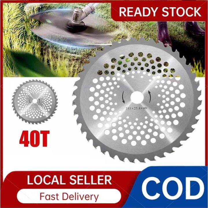 Grass Cutter 40T Carbide Circular Blade Brush Cutter Lawn Mower Blade