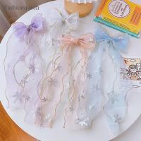 COD SDFGERGERTER New Bowknot Ribbons Braided Hairpins Summer Headdresses Girls Princess Clips Childrens Hair Accessories fashionqueen