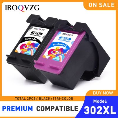 IBOQVZG 302 For HP 302 XL Remanufactured Ink Cartridge For HP302 XL Deskjet 2130 2131 1110 1111 1112 3630 5200 3639 4520 Printer