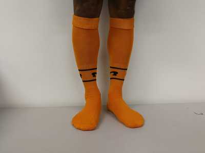 Kronos Socks (Orange/Black) KSC1009