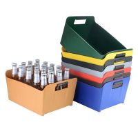 plastic beer basket Ice Barrel KTV Beer Bar Box bar set plastic champagne crystal large stand can beer holder cooler