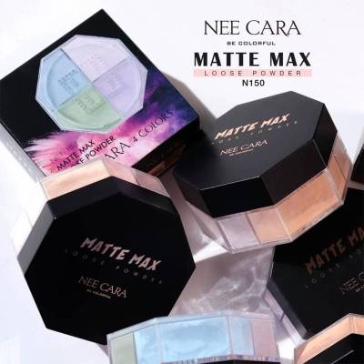 Nee Cara แป้งฝุ่นคุมมัน 4 สี  Max Loose Powder N150