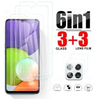 （ ATV ）1to6Glass สำหรับ SamsungA22 A 22 2021 4GLens แก้ว SamsungA22 GalaxyA22 4GA225F /Ds 6.4 39; 39; ฟิล์ม