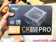 Nguồn Máy Tính AIGO CK650 PRO Công Suất Thực 650W Hỗ trợ mainboard 2 CPU