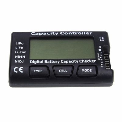 Battery Capacity Checker Plastic Digital Battery Capacity Checker with Balance Function for LiFe Li-Ion NiMH Nicd