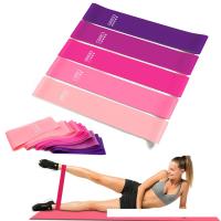 5 Colors/Set Yoga Resistance Rubber Bands Indoor  Fitness Equipment 5 Level Rubber Training Pull Rope For Sports Pilates Band Exercise Bands