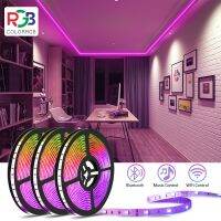 [WDC]☾ Led Strip Lights30m(100ft)smd5050 Bluetooth Music Sync16million Colors dimmable Diysmart Led Strip Lights For Home - Led Strip -