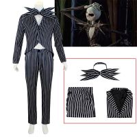 ชุดคอสเพลย์ Jk Skellington เสื้อนอกเทศกาลคริสต์มาสชุดชุดแต่งกายวันคริสมาสต์สำหรับงานเลี้ยงงานเทศกาล