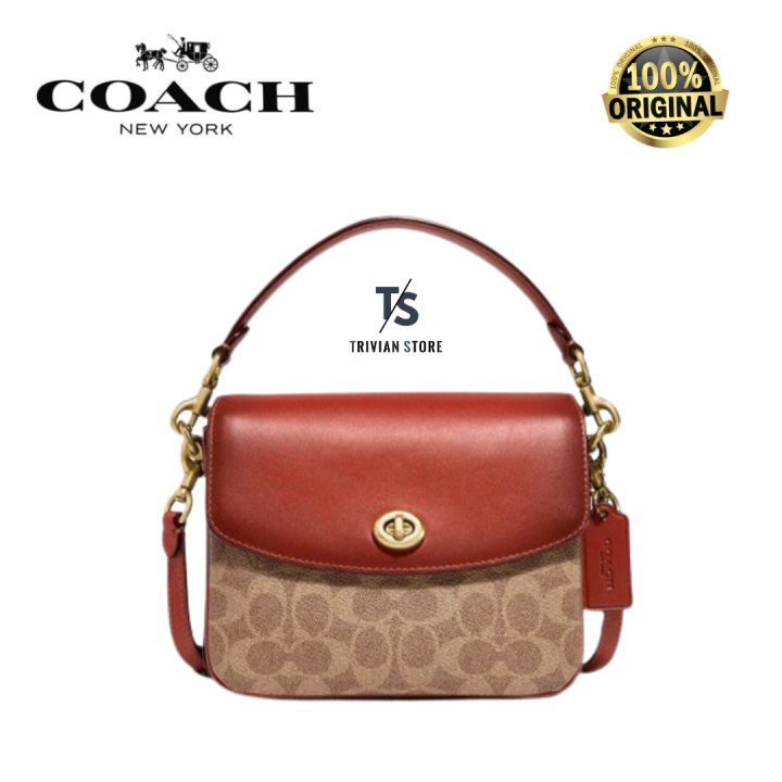 Coach Cassie Crossbody 19 In Signature Canvas Lazada Indonesia