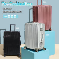 TIKE กระเป๋าเดินทาง น้ำหนักเบา20/24/28นิ้ว Luggage กระเป๋าเดินทางล้อลาก สัมภาระ แฟชั่น รุ่นซิป/กระเป๋าเดินทางกรอบอลูมิเนียม วัสดุPC 100% ล้อที่ถอดออกได้ กะเป๋าเดินทาง Korea luggage travel bag