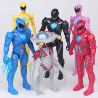 Power Rangers 6Pcsภาพยนตร์อะนิเมะรูปตุ๊กตาตุ๊กตาDecor Light