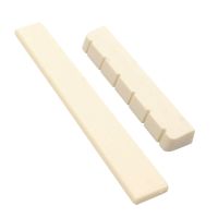 : Welcome above Guitar Bone Bridge Saddle Nut Set 6 Strings Classical Guitar Buffalo Bone Guitar Relacement Partshot 【hot】 1