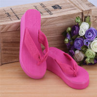 Summer Soft Women Wedge Sandals Flip Flops Platform Slippers Beach