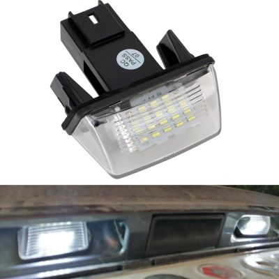 【CW】LED 1 Pair Error free For Peugeot 206 207 306 307 308 5008 License Number Plate Light