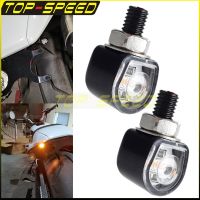 ไฟ LED โคมไฟสัญญาณไฟเลี้ยวรถจักรยานยนต์สีเหลืองอำพัน12V สำหรับ Honda Street CBR CB400F MSX125 XLV750R XL200R Harley Sportster 883 1200