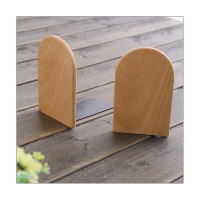 Wooden Bookends Wooden Book Rack Bookshelf Stopper Home Office School Standard Size