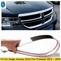 Yimaautotrims Auto Accessory Front Hood Bonnet Grille Grill Bumper Cover Trim For Dodge Journey JCUV Fiat Freemont 2012 - 2019