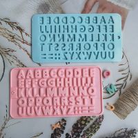 Letter Number Chocolate Silicone Mold Alphabet Cookie Candy Cake Mold Baking Pastry Tray Tool Cake Decorate Kitchen Accessories