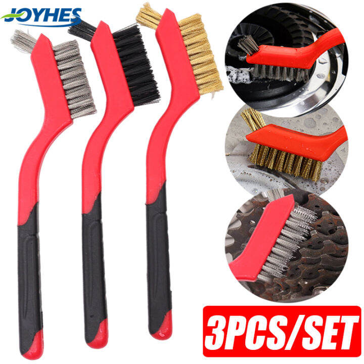 1/3Pcs Car Rust Remover Cleaning Brush Paint Rust Remover Polishing