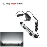 โคมไฟกันน้ำรางไฟ LED RGB สำหรับตู้ปลาใต้น้ำ19-49ซม. ไฟตกแต่ง220V EU Power