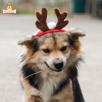 BP【ready Stock】Pet Christmas Antlers Headband Fashion Creative Adjustable Cat Dog Headwear Pet Supplies For Dogs CatsCOD【cod】