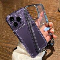 Floyeyoo เคสโทรศัพท์อะคริลิคบัมเปอร์ใสสำหรับ iPhone 14 13 12 11 Pro Max XR X 13Pro 14 Plus 14โปร่งใสฝาครอบพีซี