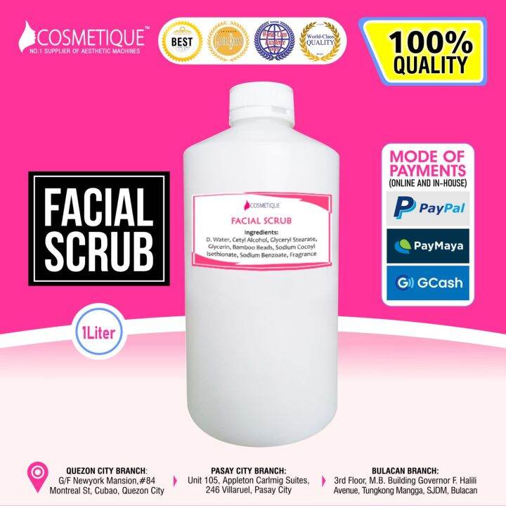 Facial Scrub dead skin remover exfoliatetor 1 Liter Lazada PH