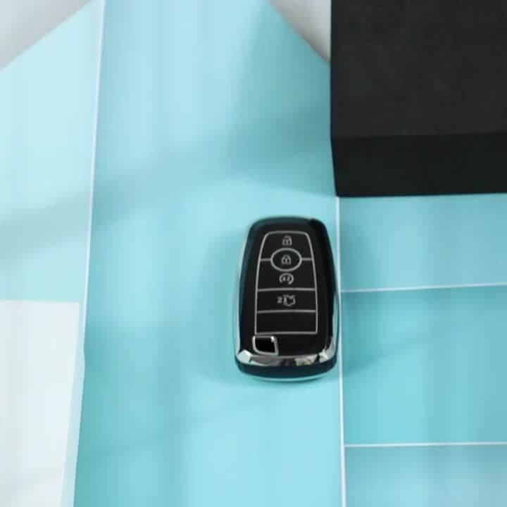 Carbon Fiber Pattern Door Handle Covers For Ford Fusion, Edge, Mustang (2005-2014)