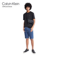 CALVIN KLEIN เสื้อยืดผู้ชาย ทรง Regular  รุ่น J324899 BEH - สีดำ